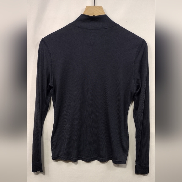 Patagonia Lightweight Athletic 1/4 Zip Top Women's MP Black Outdoor Sporty - Picture 5 of 8